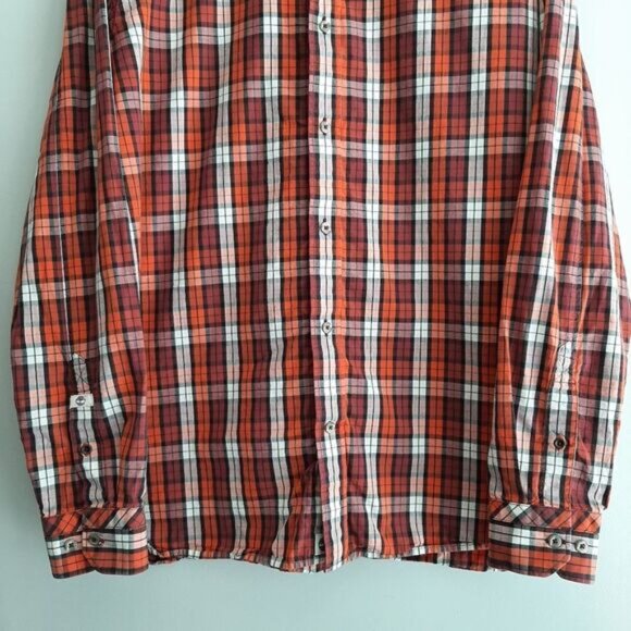 TIMBERLAND Earthkeepers Regular Fit Button Down Casual Plaid Shirt Mens Sz XL - Picture 6 of 14